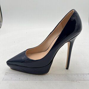 Chic Black Patent Leather Stilettos